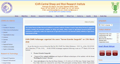 Desktop Screenshot of cswri.res.in