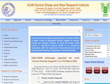 Tablet Screenshot of cswri.res.in